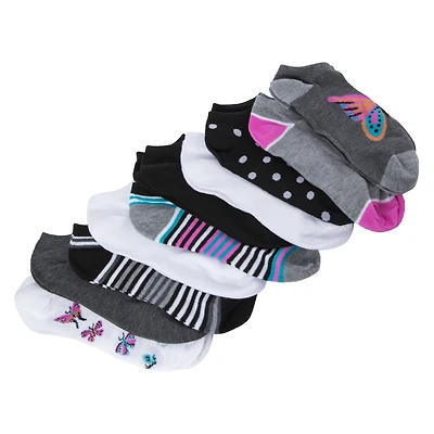 10-Pack Ladies Low-Cut Socks - Butterflies