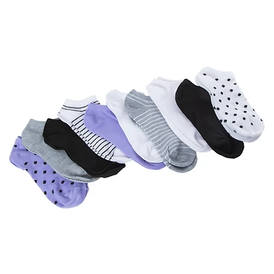 10-pack ladies low-cut socks
