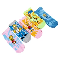 5-pack the simpsons™ ladies low-cut socks