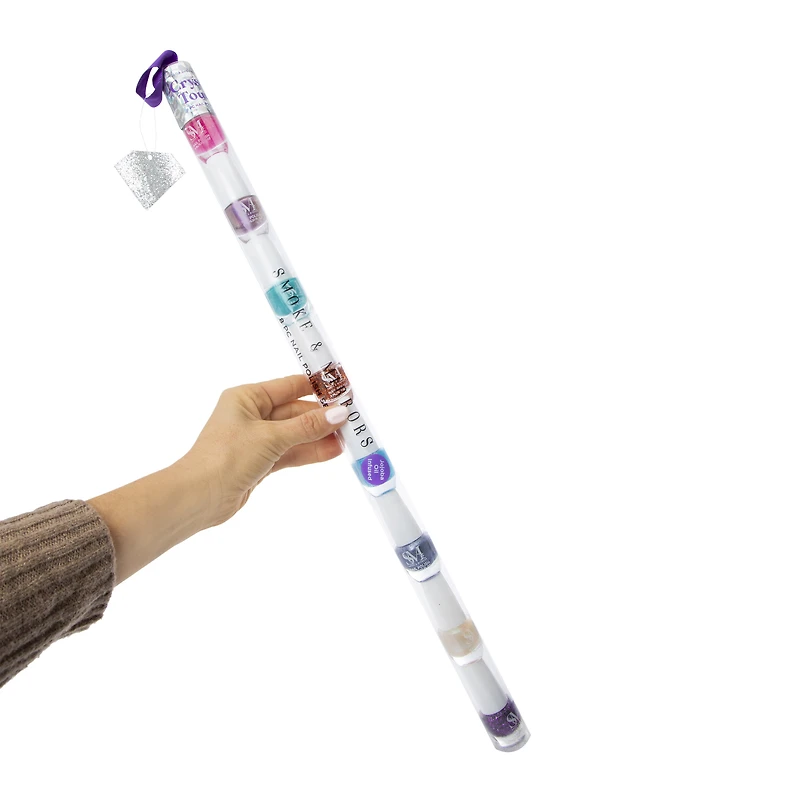 smoke & mirrors nail polish tower crystal touch 8-piece