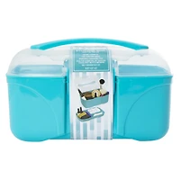 flip-top storage box 9.3in x 6in