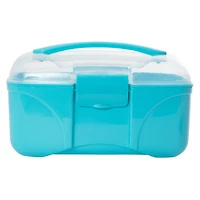 flip-top storage box 9.3in x 6in
