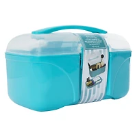 flip-top storage box 9.3in x 6in