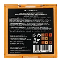 w7® sweet brown sugar pressed pigment palette