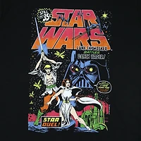 Star Wars comic book battle graphic tee