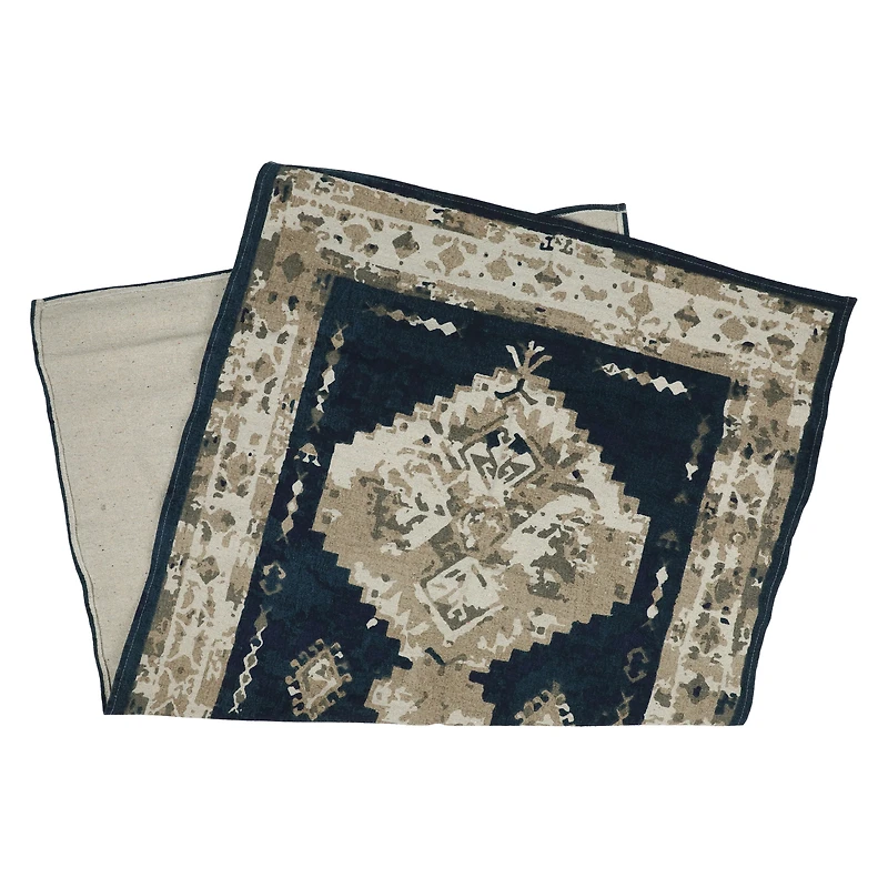 cotton printed rug 3ft x 5ft