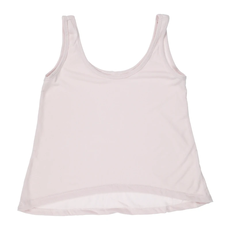 juniors pink hacci tank top