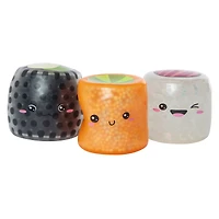 squishy sushi series 2 sensory toy set 3-piece