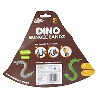 dino bungee bandz fidget toy 3-pack