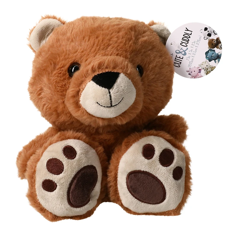 plush animals with big feet 8in