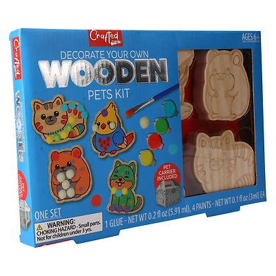 decorate-your-own wooden pets kit