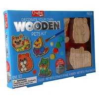 decorate-your-own wooden pets kit