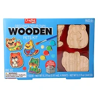decorate-your-own wooden pets kit