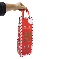 christmas bottle gift bag