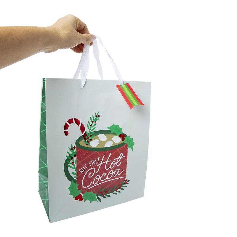 holiday gift bag 10in x 12in