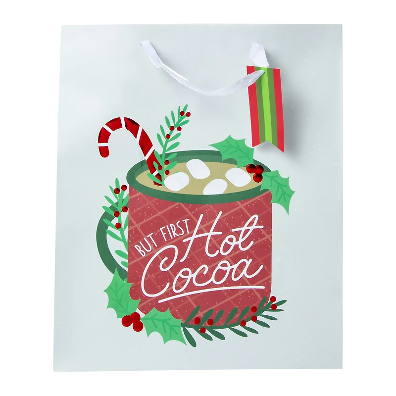 holiday gift bag 10in x 12in
