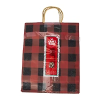 XL holiday kraft gift bags 3-pack