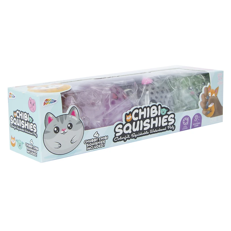 squishies waterbead palz series 1 sensory toy 4-pack