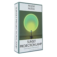 iridescent sunset projection lamp 10in x 5in