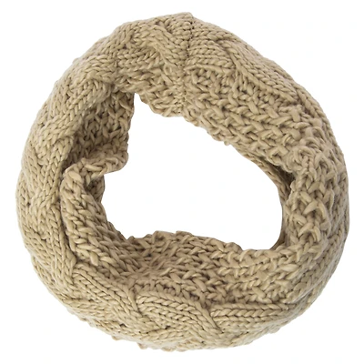 cable knit snood scarf