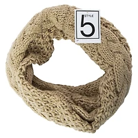 cable knit snood scarf