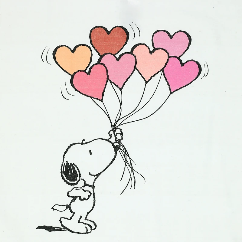 juniors peanuts® snoopy™ with balloons graphic tee