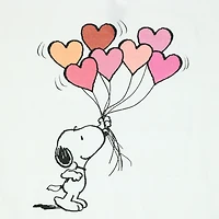 juniors peanuts® snoopy™ with balloons graphic tee