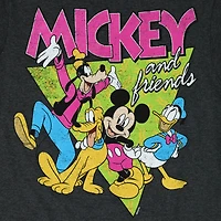 retro Mickey and friends graphic tee