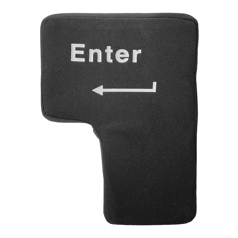 enter button pillow for PC computers