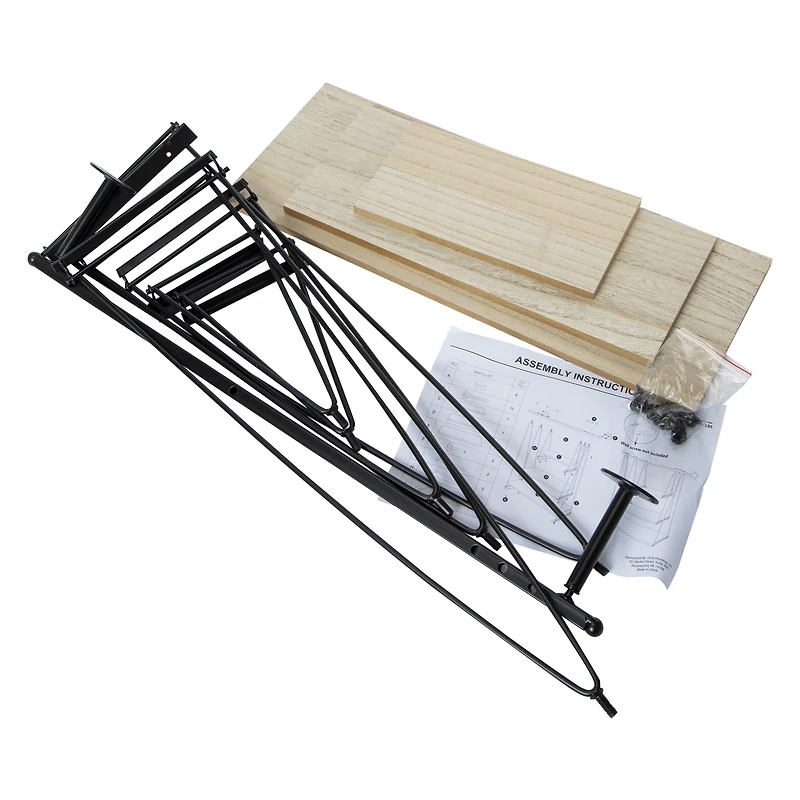 3-tier suspended wall shelf 16in x 18.5in