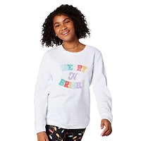 juniors 'merry n bright' holiday sweatshirt