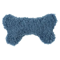 plush sherpa bone dog toy 8in