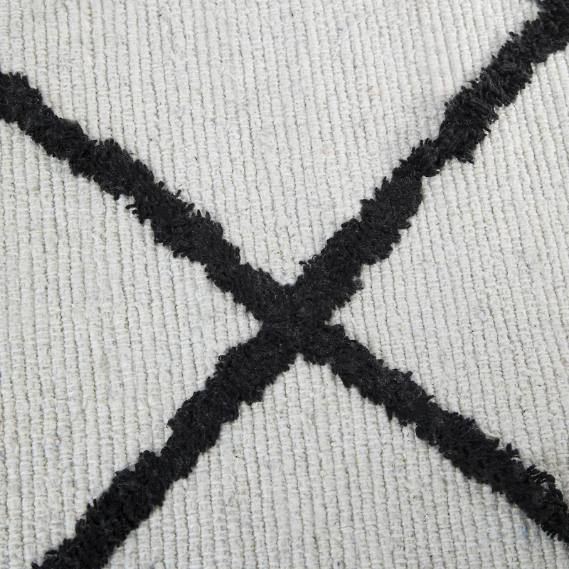 over-tufted rug 2ft x 3ft - pink