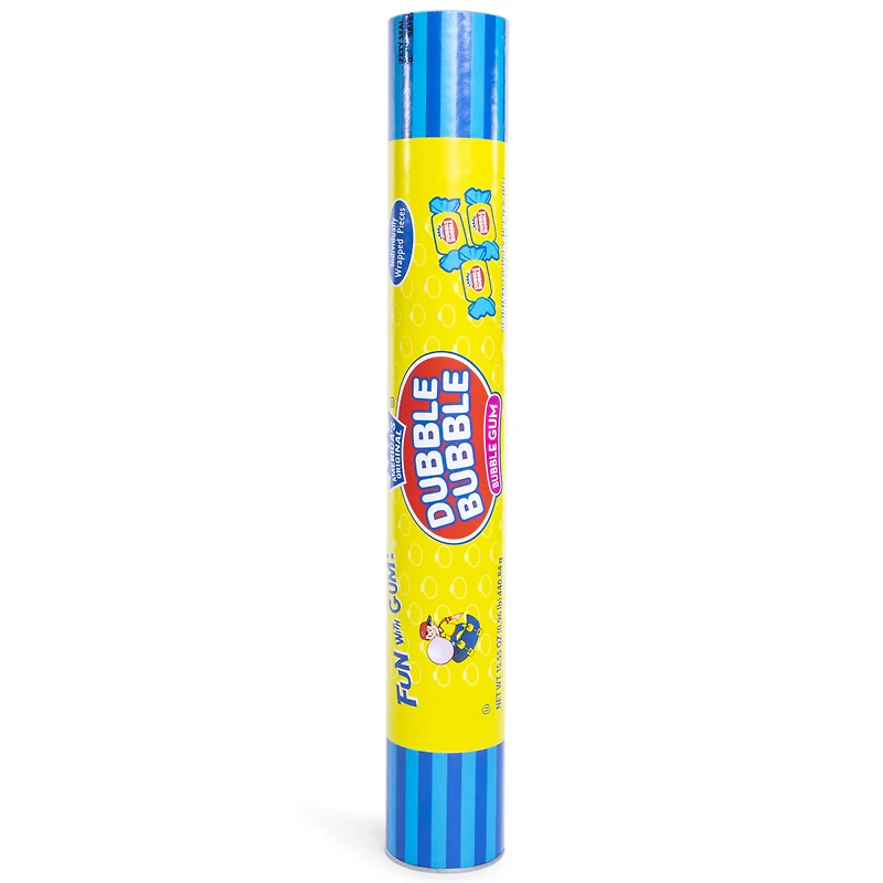 america's original dubble bubble bubble gum mega candy tube 18in