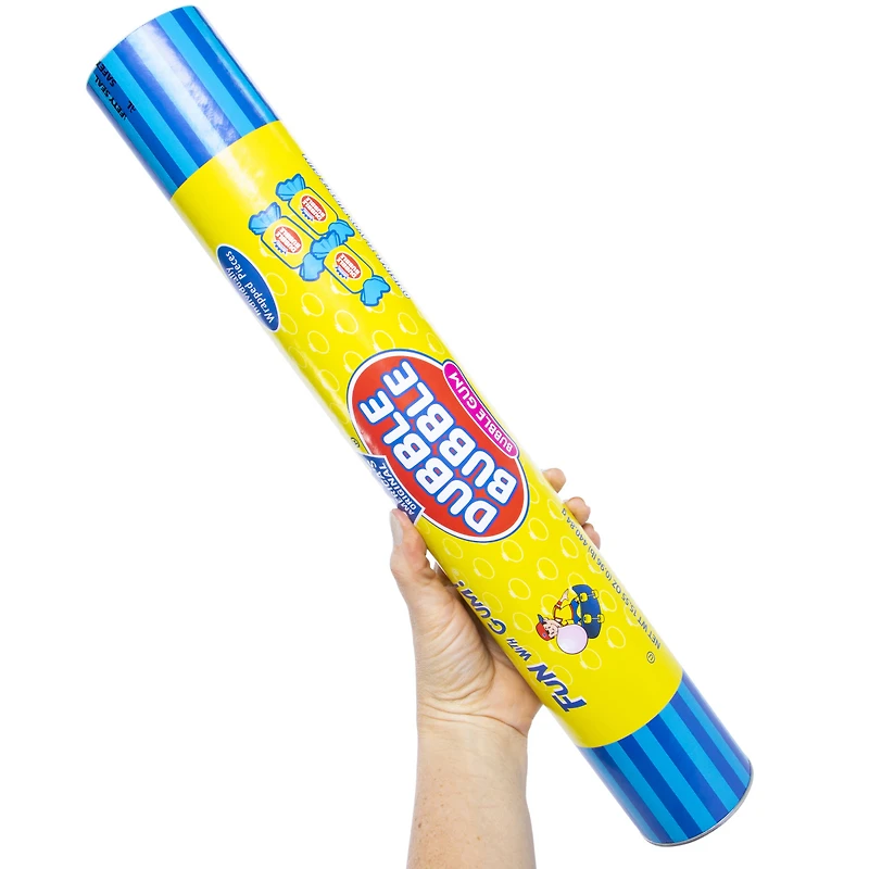america's original dubble bubble bubble gum mega candy tube 18in