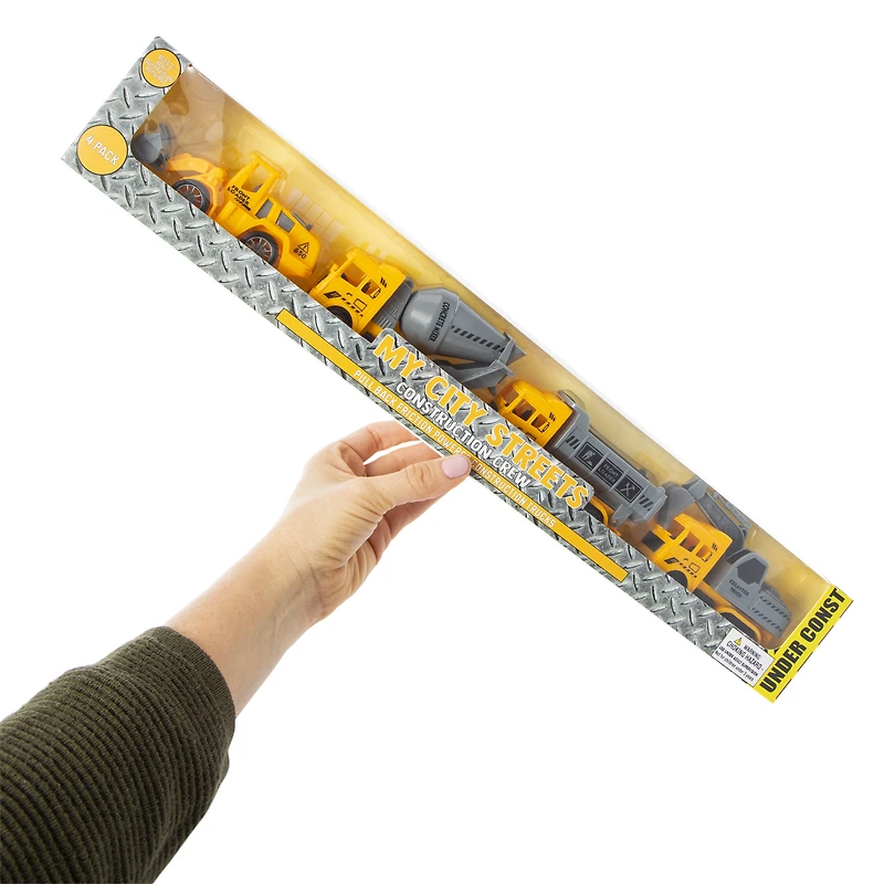 my city streets friction vehicles 4-pack