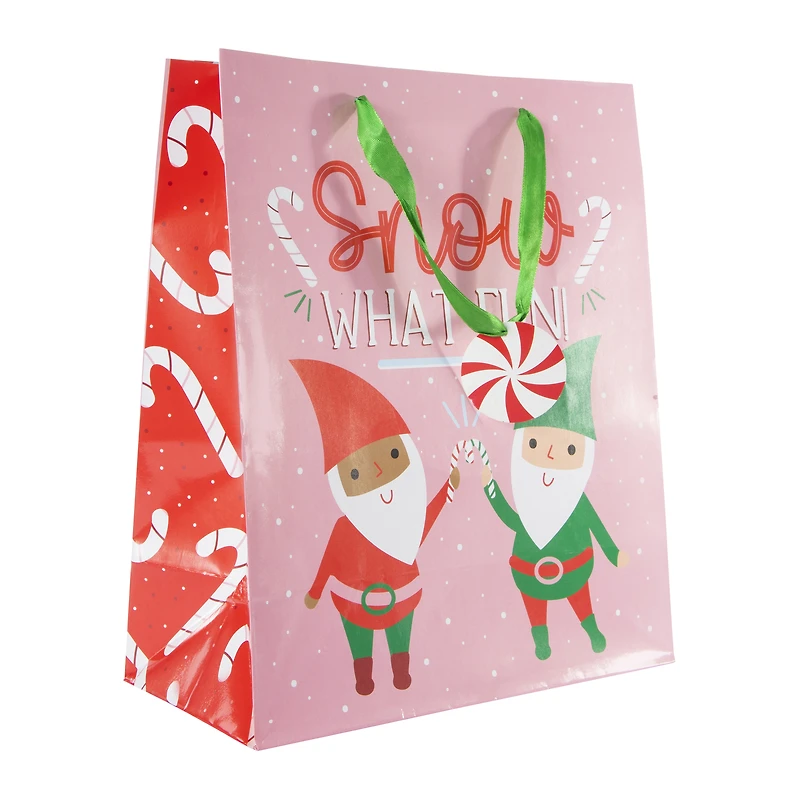 holiday large gift bag 12in x 10in