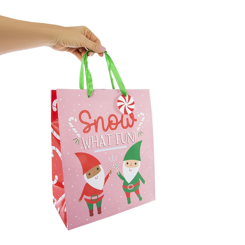 holiday large gift bag 12in x 10in