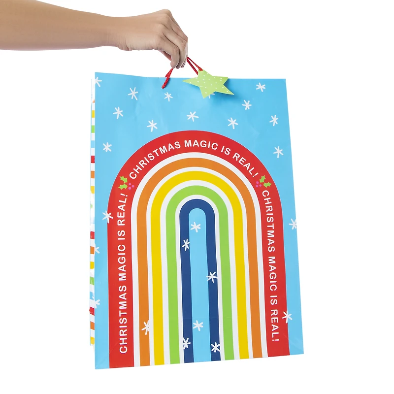 holiday jumbo gift bag 18in x 13in