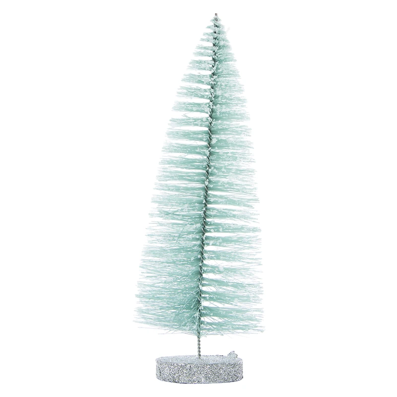 medium christmas bottle brush tree 9.8in