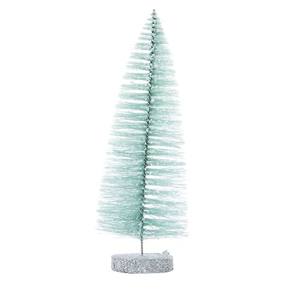 medium christmas bottle brush tree 9.8in
