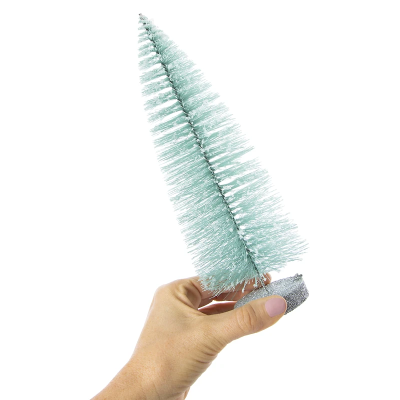 medium christmas bottle brush tree 9.8in