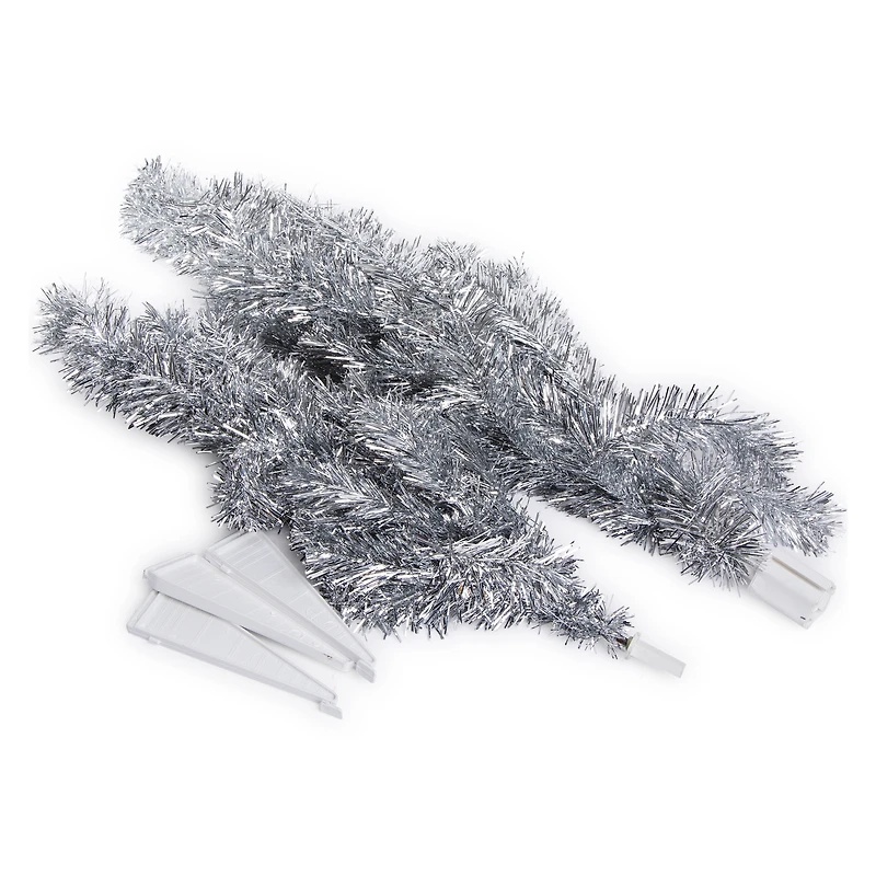 4ft silver christmas tree with stand