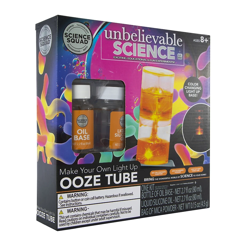 unbelievable science make your own ooze tube STEM kit