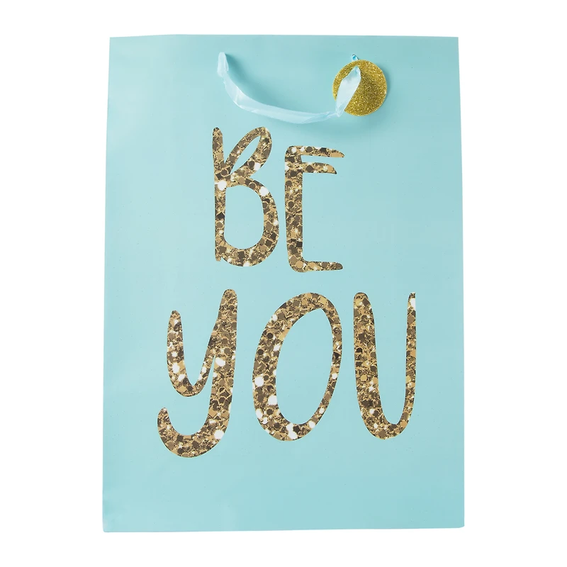 fun jumbo glitter gift bag 17.75in x 12.75in