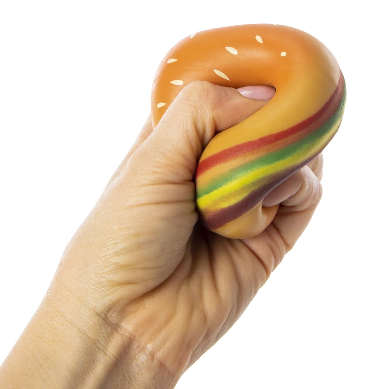 fast food series 1 sensory toy – squishy burger