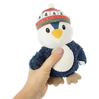 plush holiday dog toy 8in