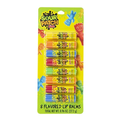 sour patch kids® flavored lip balm 8-pack