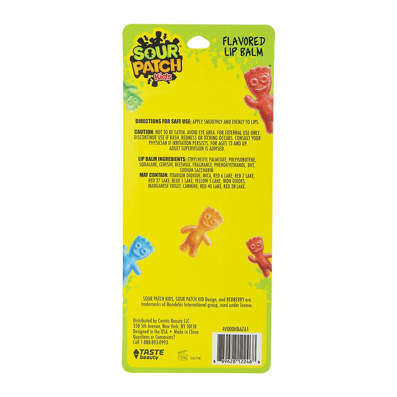 sour patch kids® flavored lip balm 8-pack