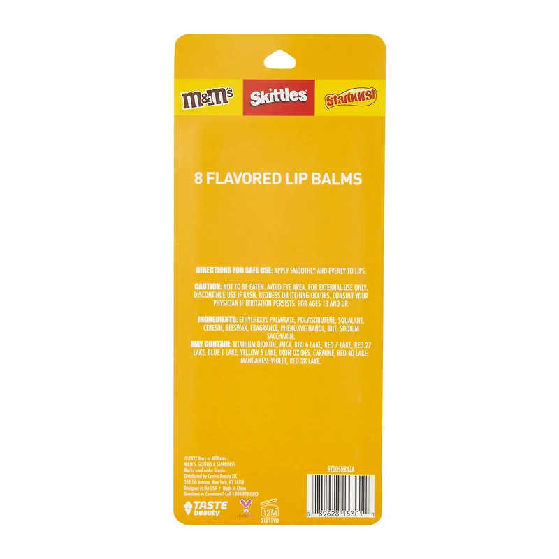 mars® candy flavored lip balm 8-pack